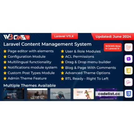 W3CMS-Laravel | Content Management System