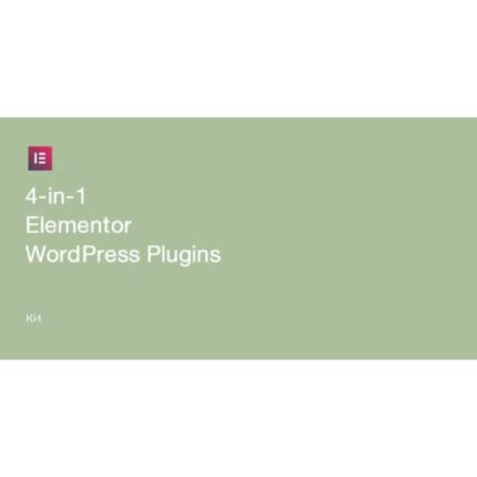 4-in-1 Elementor WordPress Bundle