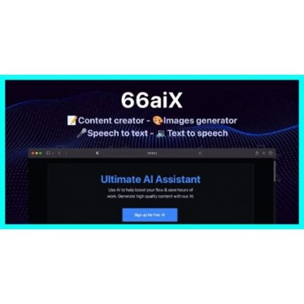 66aix – AI Content, Chat Bot, Images Generator & Speech to Text (SAAS)