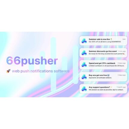 66pusher – Web push notifications