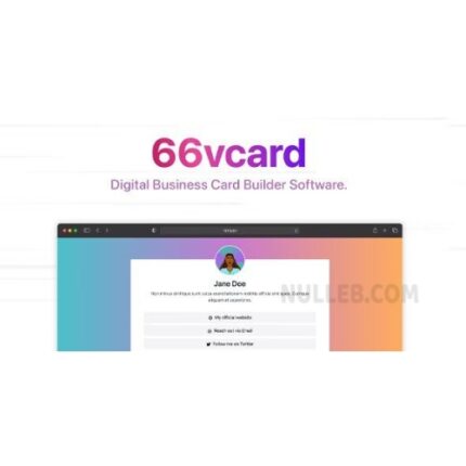 66vcard – Digital Business Card Builder (SAAS)