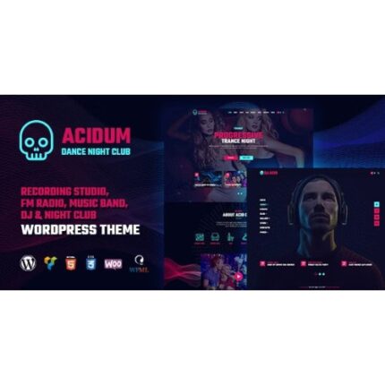 Acidum – Night Club and DJ WordPress Theme