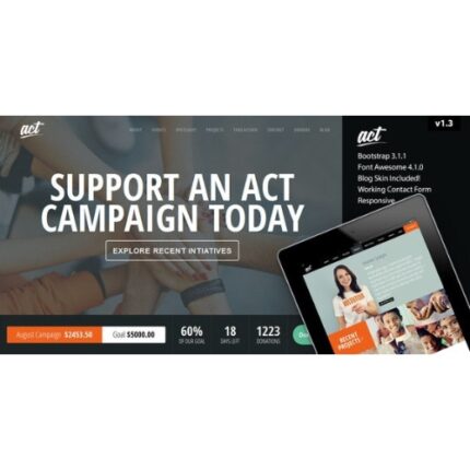 Act – Nonprofit Charity Theme