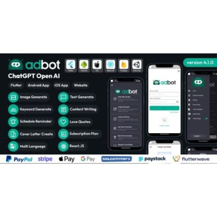 AdBot – ChatGPT Open AI Android and iOS App