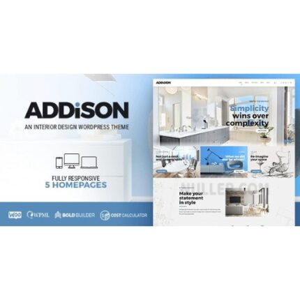 Addison – Architecture & Interior Design WordPress Theme