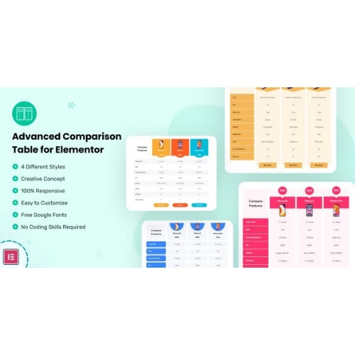 Advanced-Comparison-Table-for-Elementor.jpg Advanced Comparison Table for Elementor - Image 1