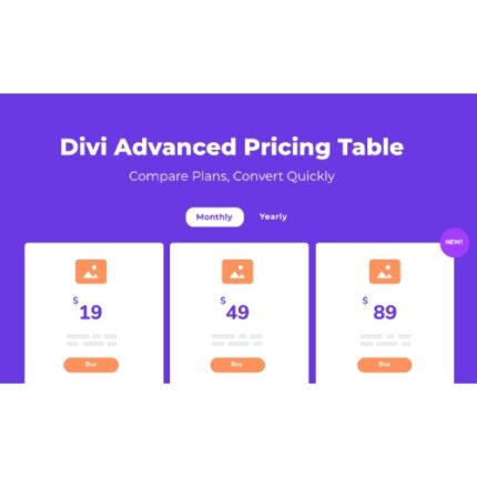 Advanced Pricing Table For Divi