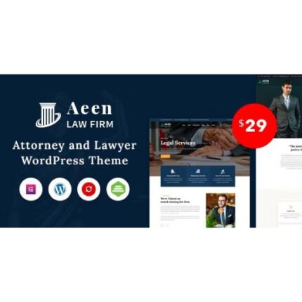 Aeen – Attorney and Lawyer WordPress Theme