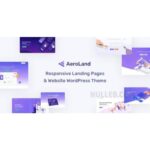 AeroLand – App Landing Software Website WordPress Theme