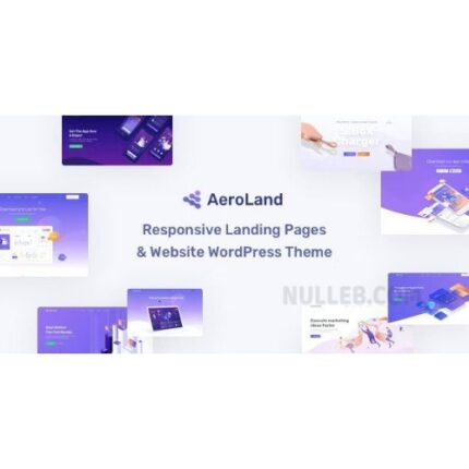 AeroLand – App Landing Software Website WordPress Theme