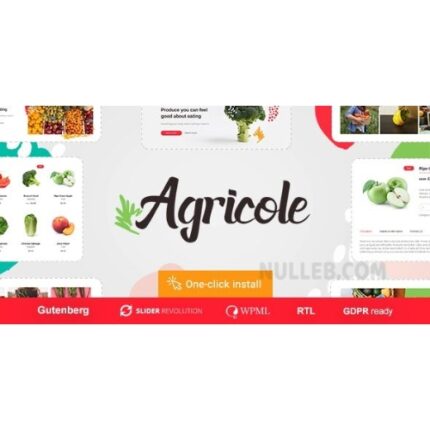 Agricole – Organic Food & Agriculture WordPress Theme
