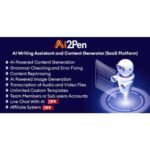 Ai2Pen – AI Writing Assistant and Content Generator (SaaS Platform)