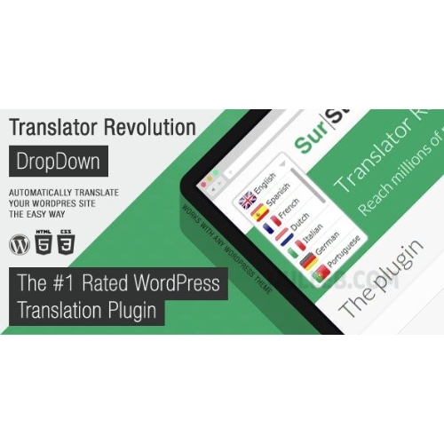 Ajax-Translator-Revolution-DropDown-WP-Plugin.jpg Ajax Translator Revolution DropDown WP Plugin - Image 1