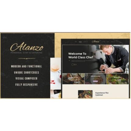 Alanzo | Personal Chef & Wedding Catering Event WordPress Theme