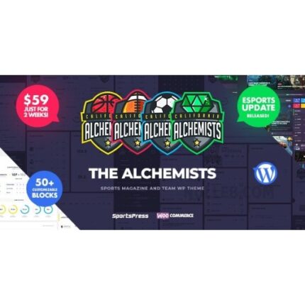 Alchemists – Sports, eSports & Gaming Club and News WordPress Theme