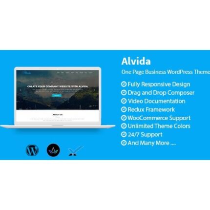 Alvida – One Page Business WordPress Theme