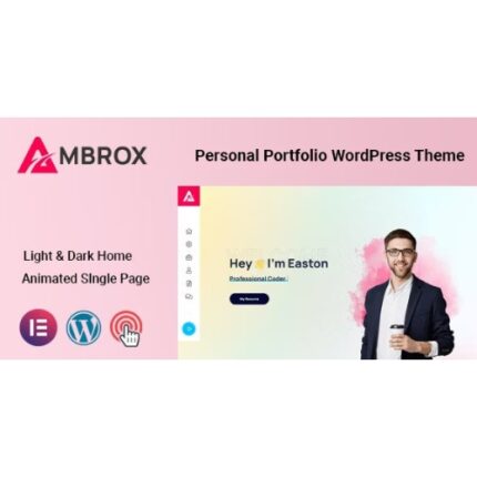 Ambrox – Personal Portfolio Resume Theme