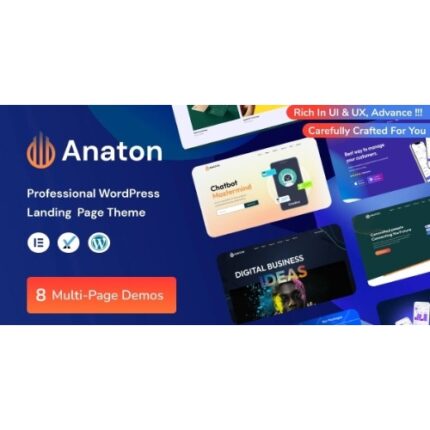 Anaton – SaaS Landing Page WordPress Theme
