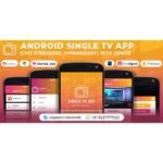 Android Single TV App (Live Streaming, Chromecast) with Admob