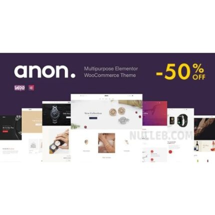 Anon – Multipurpose Elementor WooCommerce Themes