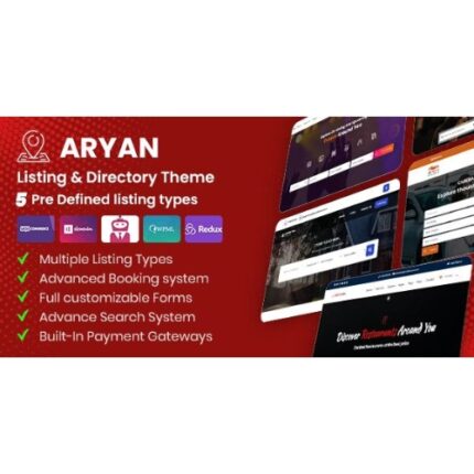 Aryan – Listing & Directory WordPress Theme