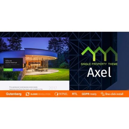 Axel – Single Property Real Estate Theme