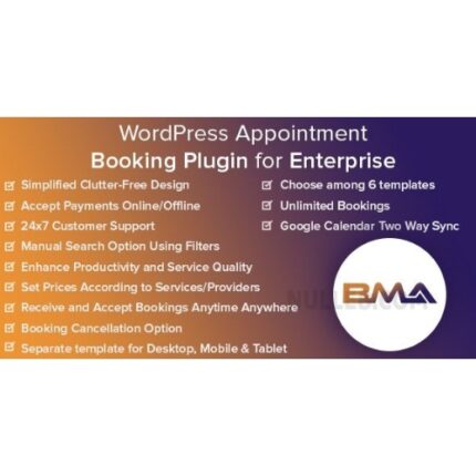 BMA – WordPress Appointment Booking Plugin for Enterprise