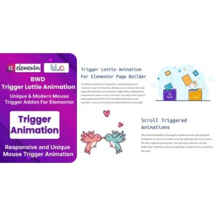 BWD Trigger Lottie Animation Addon For Elementor