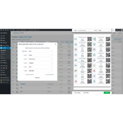 Barcode Printing for WooCommerce & Contact Form