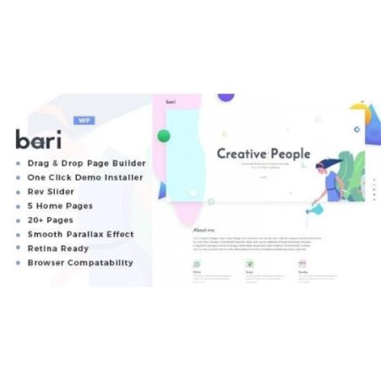 Bari – Portfolio and SEO /Digital Agency WordPress Theme