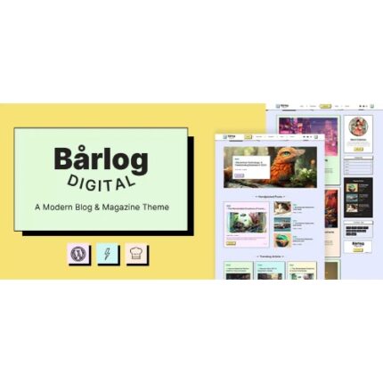Barlog – A Modern Blog & Magazine Theme