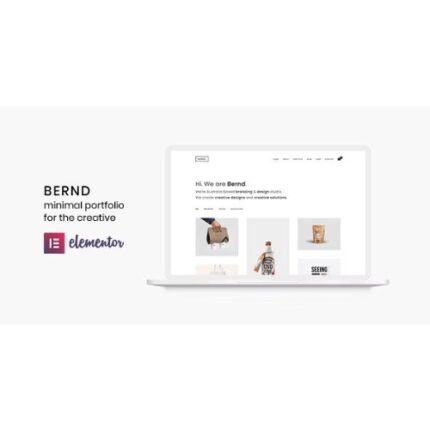 Bernd – Minimal WordPress Portfolio Theme