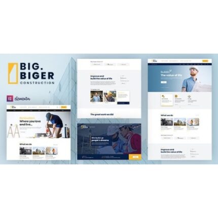 Bigger – Construction WordPress Theme