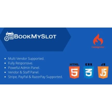 BookMySlot – Multi Vendor Service Appointment & Event Booking PHP Software