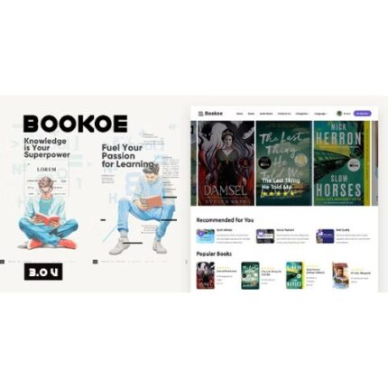 Bookoe – BookStore Script System with website