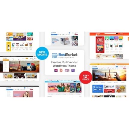 BosMarket – Flexible Multivendor Elementor WooCommerce WordPress Theme (12 Indexes + Mobile Layouts)
