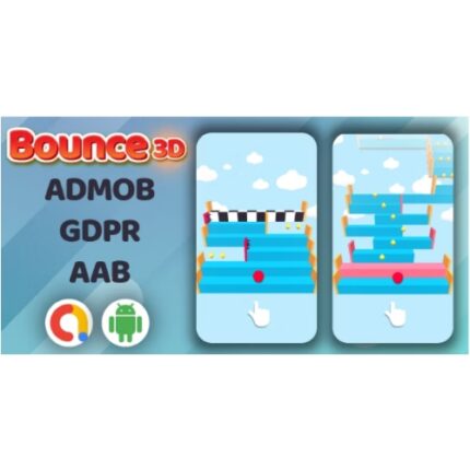 Bounce3D Jumping Ball Android Game + Admob