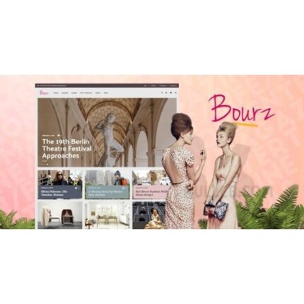 Bourz: Life, Entertainment & Fashion WordPress Blog Theme