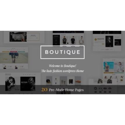 Boutique – Kute Fashion WooCommerce Theme ( RTL Supported )
