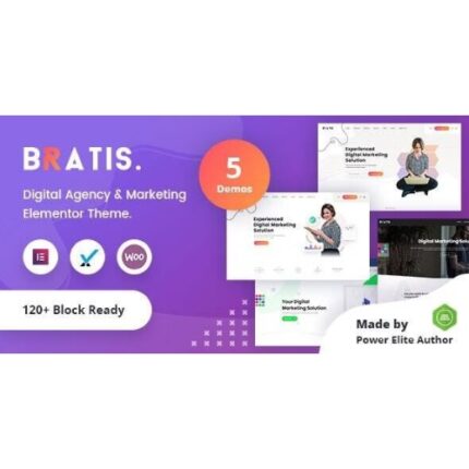 Bratis – Digital Marketing WordPress Theme + RTL