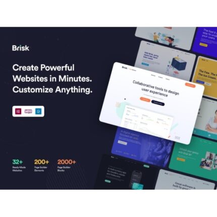 Brisk – Multi-Purpose Elementor WordPress Theme