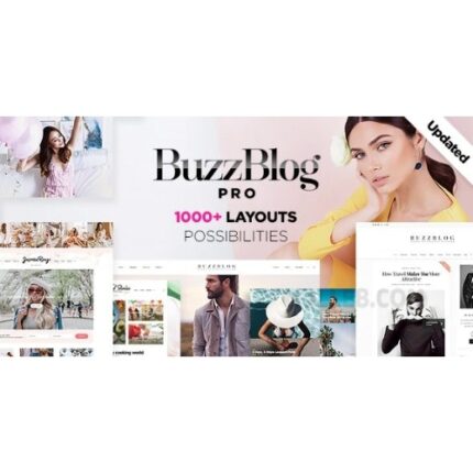 Buzz – Personal & Lifestyle WordPress Blog Theme with Dark Mode
