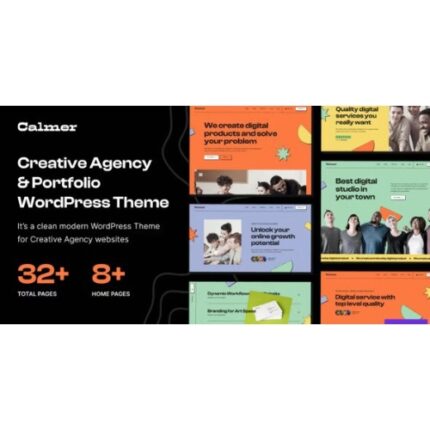 Calmer – Creative Portfolio and Agency WordPress Theme