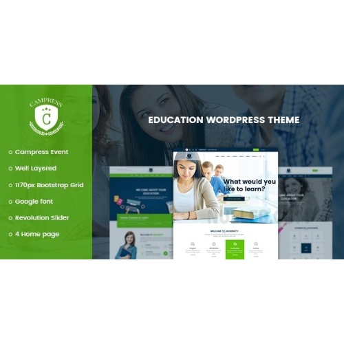 Campress-Responsive-Education-WordPress-Theme.jpg Campress – Responsive Education WordPress Theme - Image 1