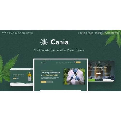 Cania-Marijuana-Medical-WordPress.jpg Cania – Marijuana Medical WordPress - Image 1