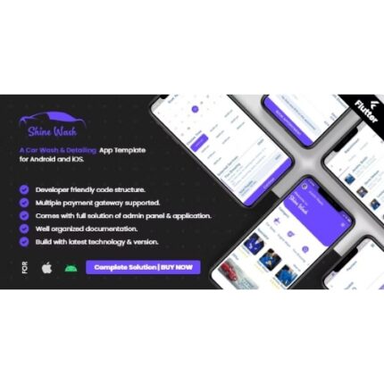 Car Wash Booking System with mobile apps android | Ios | Flutter