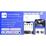 CarQ Car Wash Marketplace SAAS User Flutter App & Laravel Admin Panel