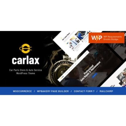 Carlax | Car Parts Store & Auto Service WordPress Theme