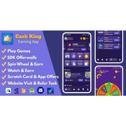 Cash King: Android Earning App with Admin Panel