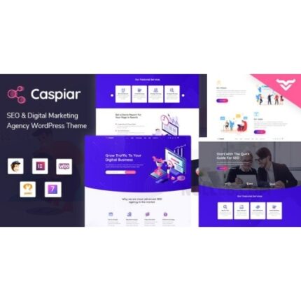 Caspiar | Digital Marketing & Agency WordPress Theme
